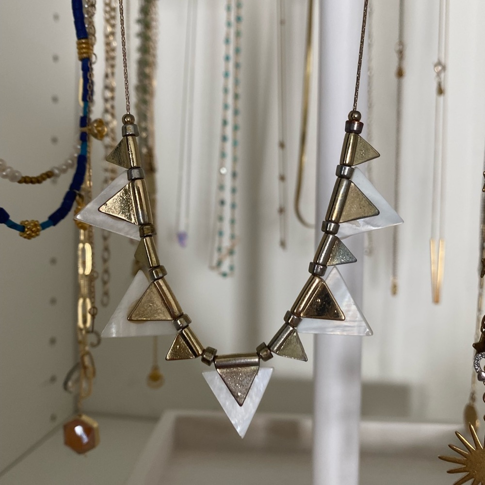 Geometric necklace